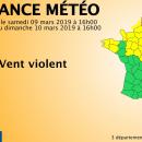 Alerte orange aux vents violents dans le Nord-Pas-de-Calais et la Somme