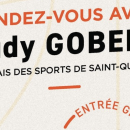Rudy Gobert en dédicaces à Saint-Quentin