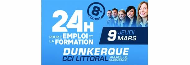 Les 24h pour l'emploi et la formation à Dunkerque aujourd'hui
