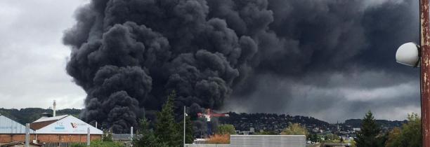 Incendie de Rouen : des effets irritants et odorants mais pas toxiques