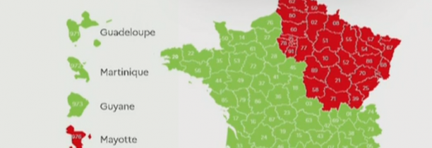 Carte du déconfinement : les Hauts-de-France finalement en rouge