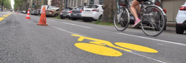 Bilan positif pour les pistes cyclables temporaires dans la métropole lilloise
