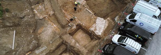 Le chantier archéologique d'Arras ouvert au public ce samedi