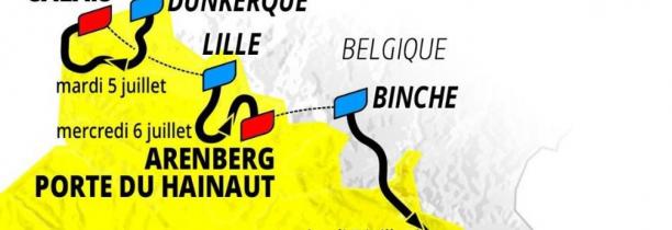 Les villes de la MEL traversées au Tour de France 2022