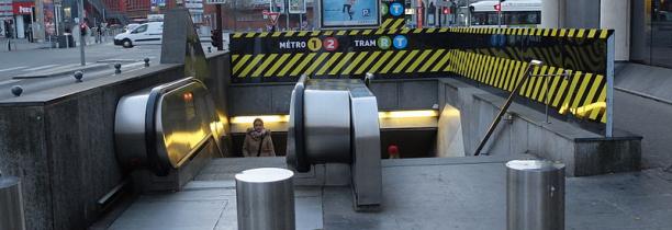 Un purificateur d'air installé à la station de métro Lille-Flandres