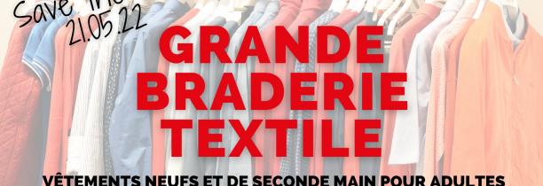 Une braderie textile solidaire de la Croix Rouge à Lille