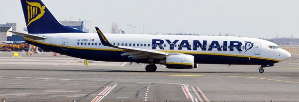 Grève chez Ryanair en Belgique du 24 au 26 juin