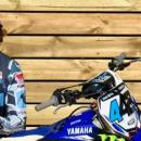 La moto d'Adrien Van Beveren à gagner au profit de la Croix Rouge