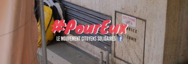 #PourEux : le mouvement citoyen qui vient en aide aux sans-abri